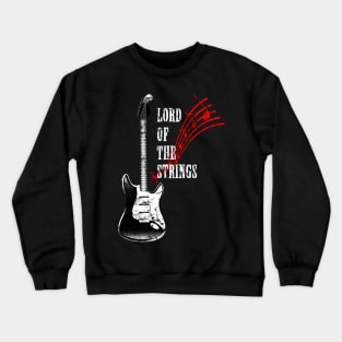 electric guitar, Lord Of The Strings Crewneck Sweatshirt